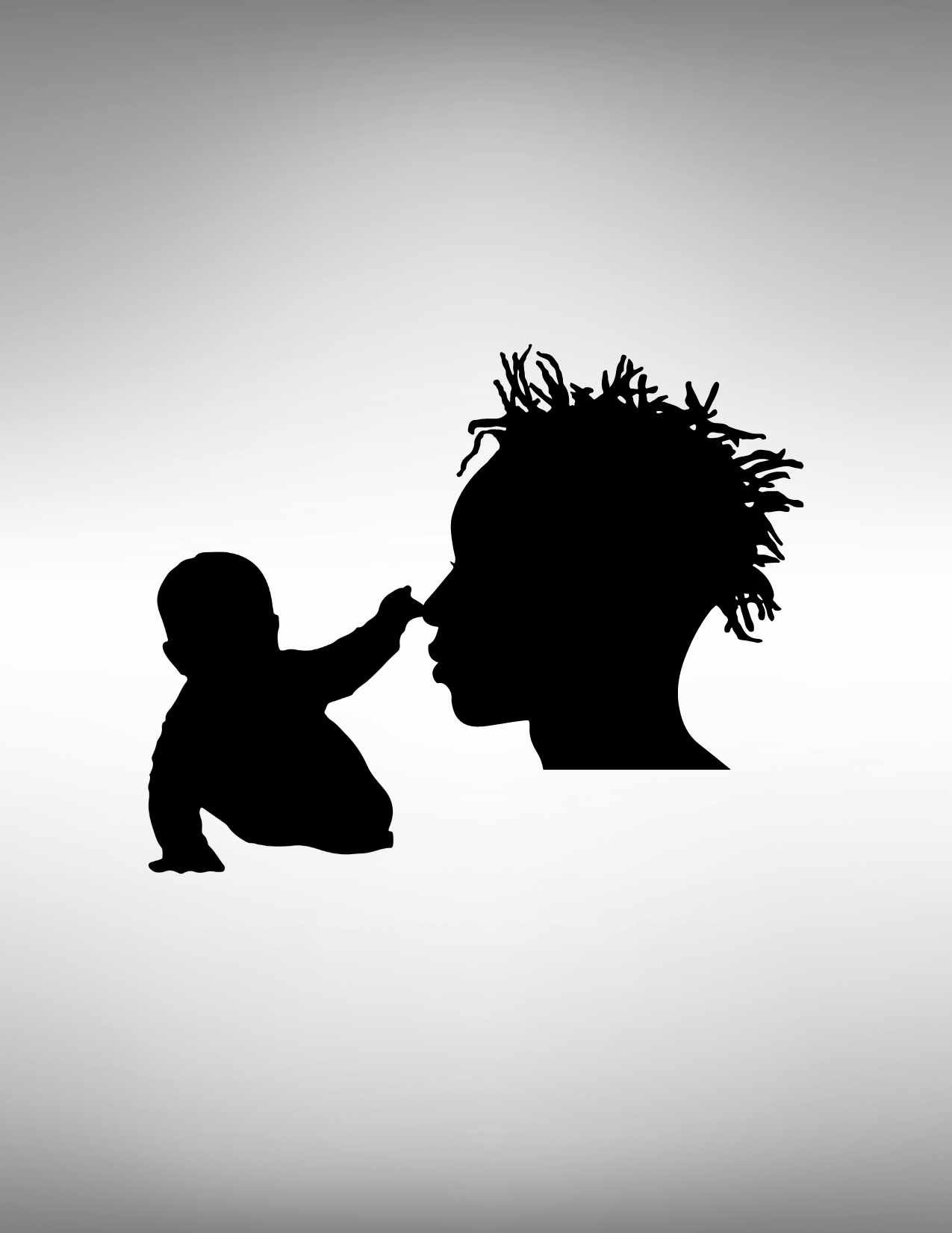 Majeed & Baby Greeting Card, Black Family Collection, Life's Paper-3 Pack