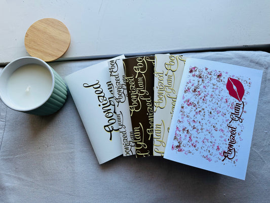 Ebonized Glam Mini Journals-Bundle
