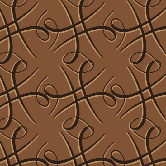 Melanin Hashtag Greeting Card-Chocolate